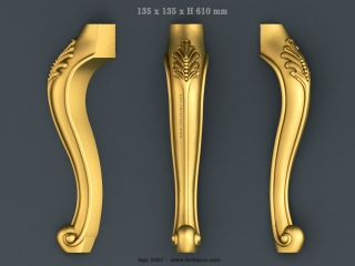 LEGS 467 | STL – 3D model for CNC