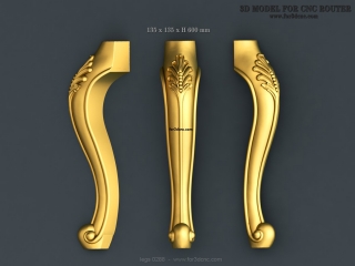 LEGS 288 | STL – 3D model for CNC