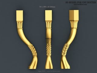 LEGS 322 | STL – 3D model for CNC