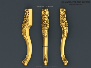 LEGS 324 | STL – 3D model for CNC