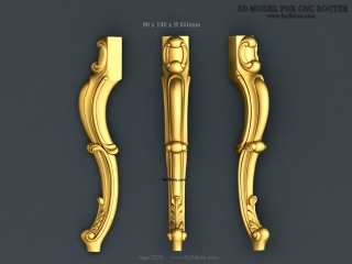 LEGS 325 | STL – 3D model for CNC