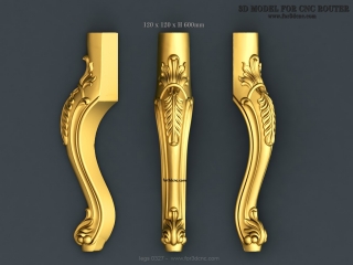 LEGS 327 | STL – 3D model for CNC