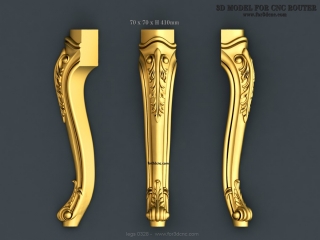 LEGS 328 | STL – 3D model for CNC
