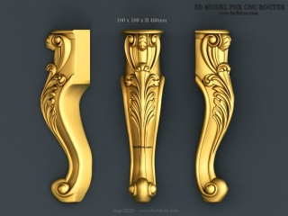 LEGS 329 | STL – 3D model for CNC