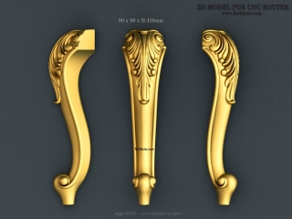 LEGS 330 | STL – 3D model for CNC