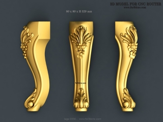 LEGS 334 | STL – 3D model for CNC