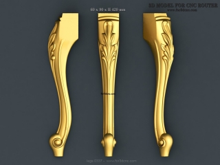LEGS 337 | STL – 3D model for CNC