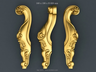LEGS 372 | STL – 3D model for CNC