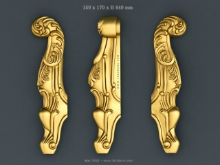 LEGS 432 | STL – 3D model for CNC
