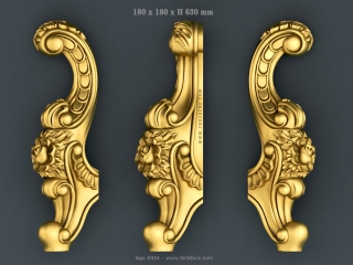 LEGS 434 | STL – 3D model for CNC