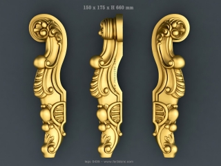 LEGS 435 | STL – 3D model for CNC