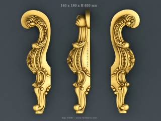 LEGS 436 | STL – 3D model for CNC