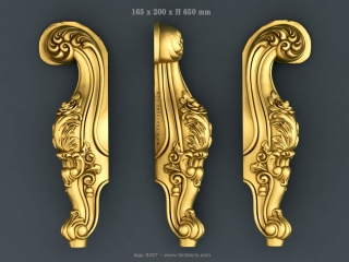 LEGS 437 | STL – 3D model for CNC