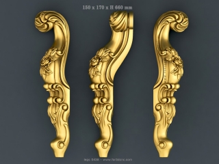 LEGS 438 | STL – 3D model for CNC