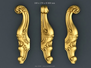 LEGS 439 | STL – 3D model for CNC