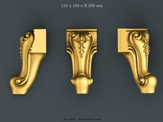 LEGS 446 | STL – 3D model for CNC