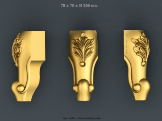 LEGS 449 | STL – 3D model for CNC