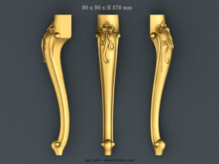 LEGS 451 | STL – 3D model for CNC