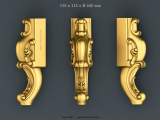LEGS 457 | STL – 3D model for CNC