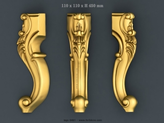 LEGS 461 | STL – 3D model for CNC