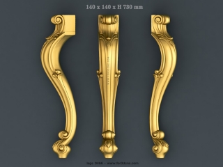 LEGS 466 | STL – 3D model for CNC