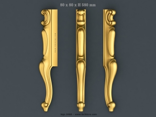 LEGS 468 | STL – 3D model for CNC