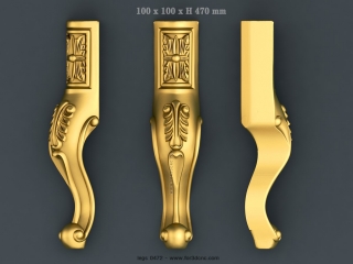 LEGS 472 | STL – 3D model for CNC