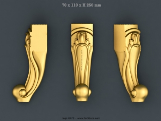 LEGS 473 | STL – 3D model for CNC