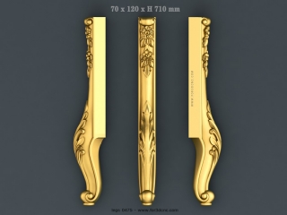LEGS 475 | STL – 3D model for CNC