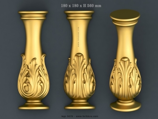 LEGS 478 | STL – 3D model for CNC