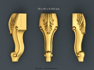 LEGS 487 | STL – 3D model for CNC