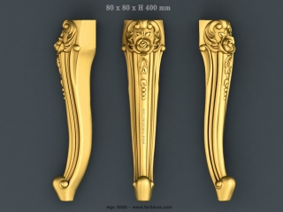 LEGS 0500 | STL – 3D model for CNC