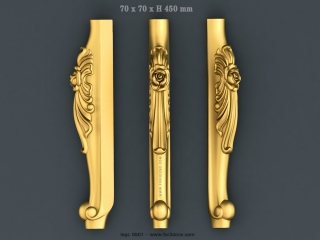 LEGS 0501 | STL – 3D model for CNC