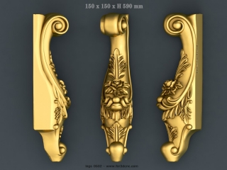 LEGS 0502 | STL – 3D model for CNC