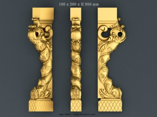 LEGS 0503 | STL – 3D model for CNC