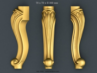 LEGS 0508 | STL – 3D model for CNC