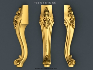LEGS 0509 | STL – 3D model for CNC