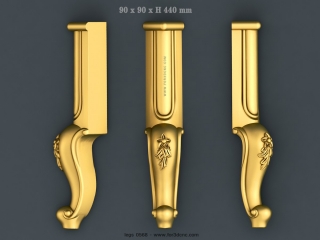 LEGS 0568 | STL – 3D model for CNC