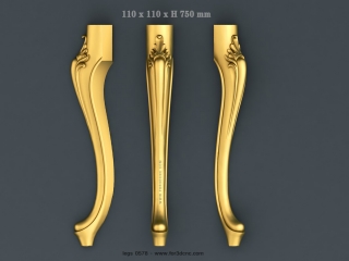LEGS 0578 | STL – 3D model for CNC