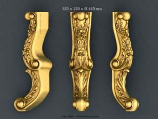 LEGS 0593 | STL – 3D model for CNC