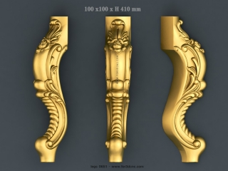 LEGS 0651 | STL – 3D model for CNC