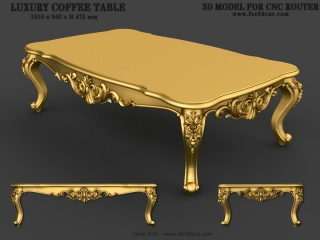 TABLE 074 | STL – 3D model for CNC