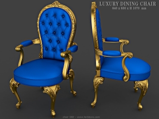 CHAIRS 082 | STL – 3D model for CNC