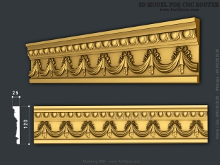 MOULDING 056 | STL – 3D model for CNC