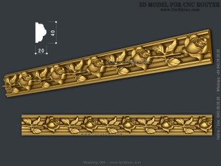 MOULDING 065 | STL – 3D model for CNC