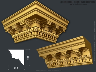 MOULDING 085 | STL – 3D model for CNC