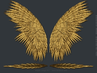 ANGLES WINGS 017 | STL – 3D model for CNC