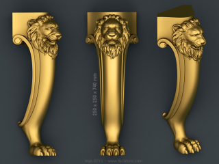 LEGS 0712 | STL – 3D model for CNC